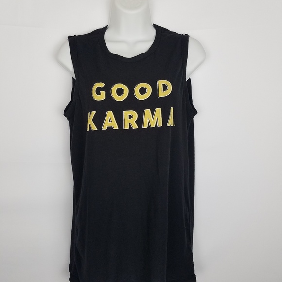 5/$30 COMMUNE GRAPHIC TSHIRT ~ GOOD KARMA - Picture 1 of 4